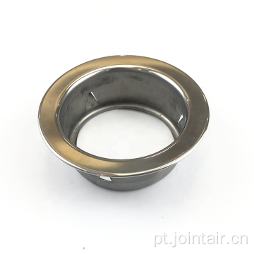 Ar condicionado de aço inoxidável ajustando a tampa do furo do anel